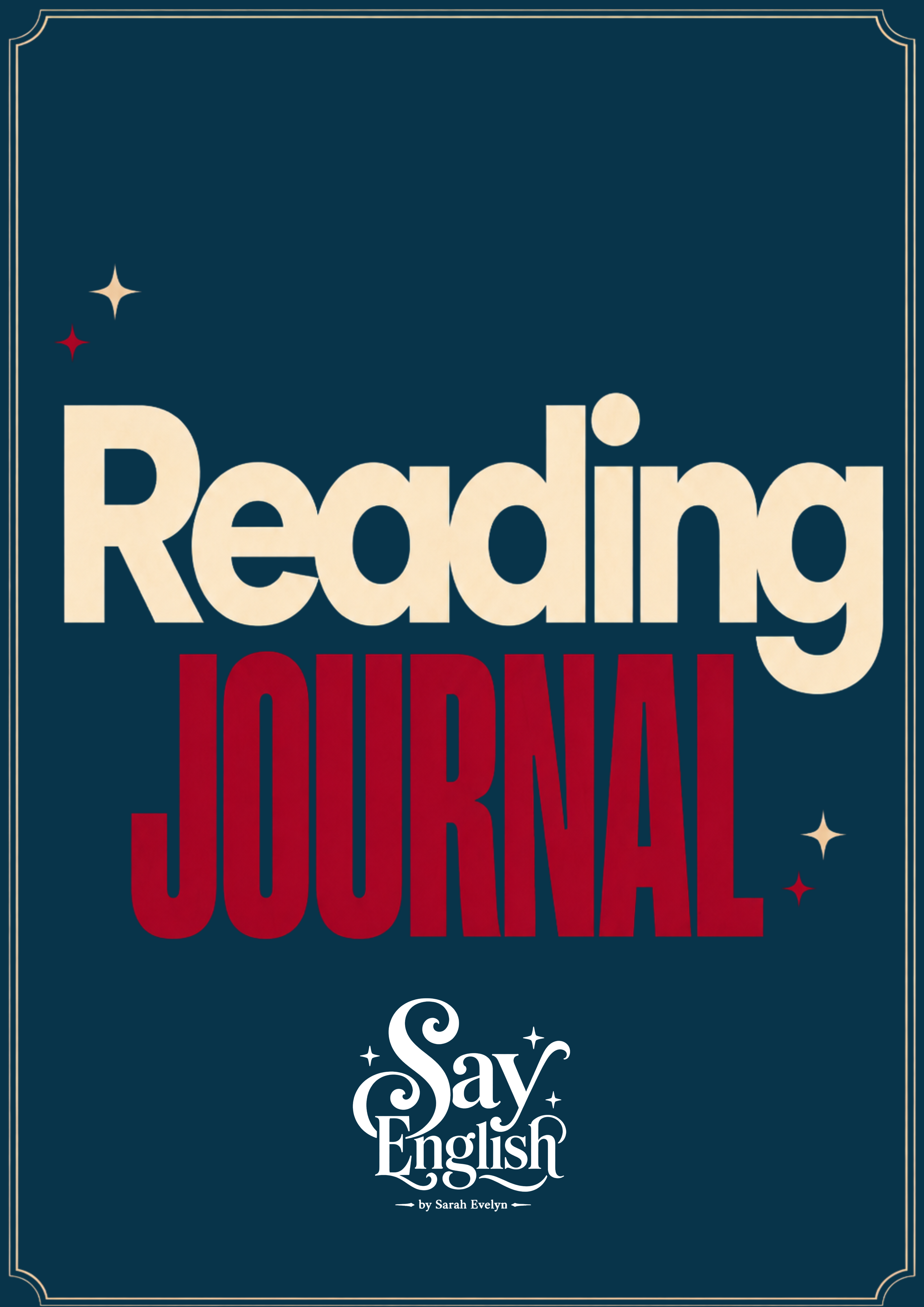 Capa do Reading Journal Say English